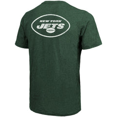 New York Jets Majestic Threads Tri-Blend Pocket T-Shirt