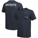 New England Patriots Majestic Threads Tri-Blend Pocket T-Shirt