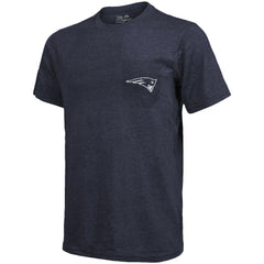 New England Patriots Majestic Threads Tri-Blend Pocket T-Shirt