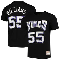 Jason Williams Sacramento Kings Hardwood Classics Team Name & Number T-Shirt For Sale