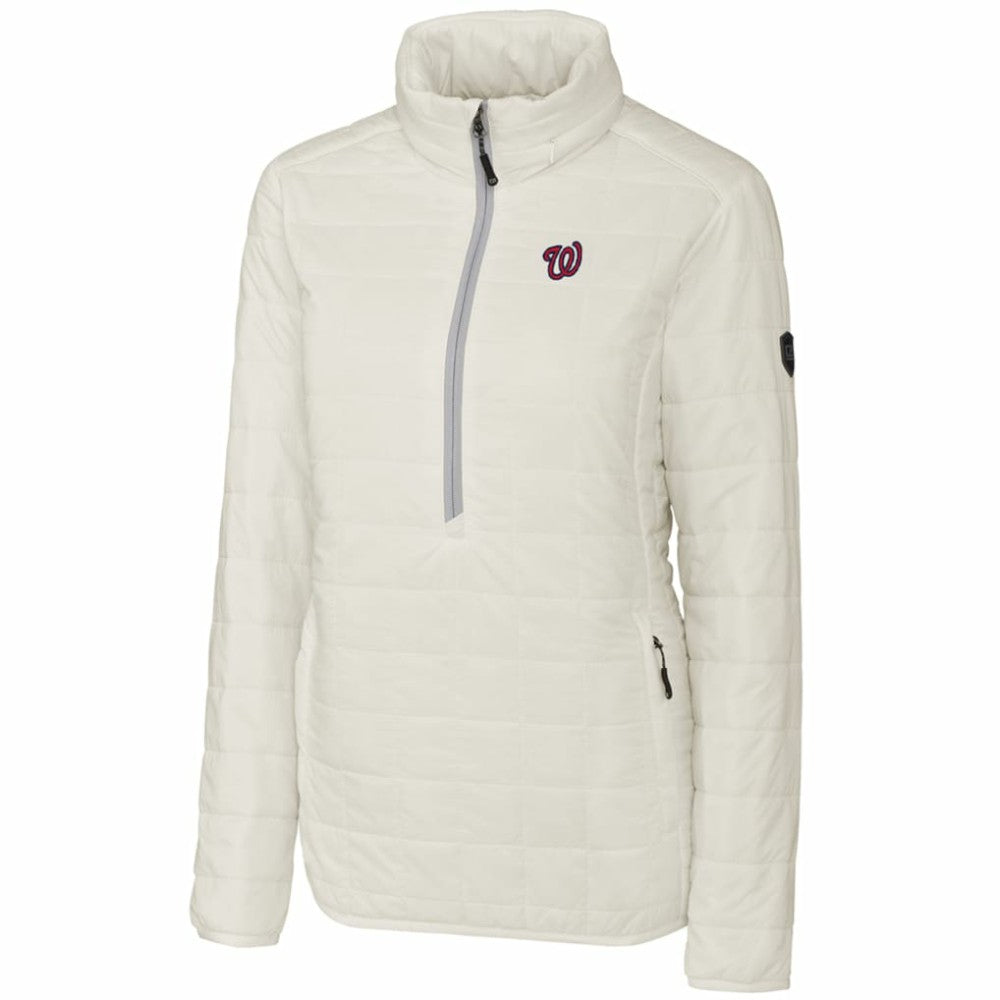 Washington Nationals Cutter & Buck Women's Rainier Half-Zip Popover Jacket | MLB Near me