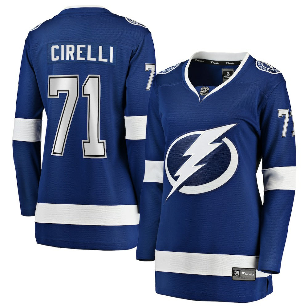 Anthony Cirelli Tampa Bay Lightning Fanatics Women's Home Breakaway Player Jersey Discount