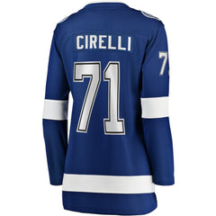 Anthony Cirelli Tampa Bay Lightning Fanatics Women's Home Breakaway Player Jersey Discount