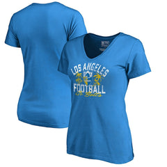 Los Angeles Chargers Women's Hometown Collection LA Football V-Neck T-Shirt