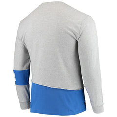 Indianapolis Colts Refried Apparel Sustainable Upcycled Angle Long Sleeve T-Shirt