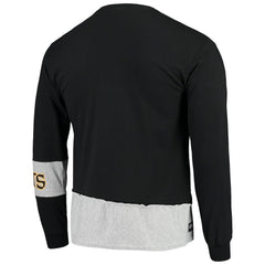 New Orleans Saints Refried Apparel Sustainable Upcycled Angle Long Sleeve T-Shirt