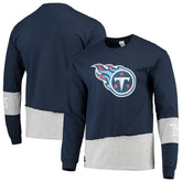 Tennessee Titans Refried Apparel Sustainable Upcycled Angle Long Sleeve T-Shirt
