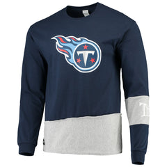 Tennessee Titans Refried Apparel Sustainable Upcycled Angle Long Sleeve T-Shirt