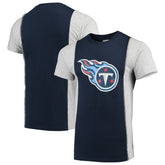 Tennessee Titans Refried Apparel Sustainable Upcycled Split T-Shirt