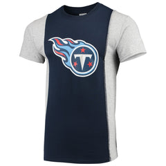 Tennessee Titans Refried Apparel Sustainable Upcycled Split T-Shirt