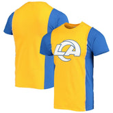 Los Angeles Rams Refried Apparel Sustainable Upcycled Split T-Shirt