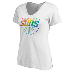 Phoenix Suns Women's Team Pride Wordmark V-Neck T-Shirt Outlet