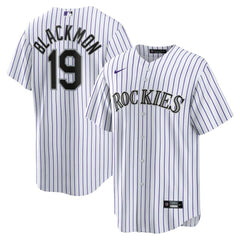 Charlie Blackmon Colorado Rockies Home Replica Player Name Jersey - White