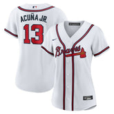Ronald Acuna Jr. Atlanta Braves Nike Women's Home Replica Player Jersey | MLB Online