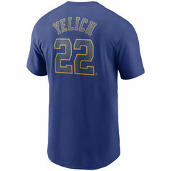 Christian Yelich Milwaukee Brewers Nike Name & Number T-Shirt | MLB Online
