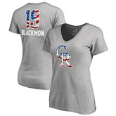 Charlie Blackmon Colorado Rockies Women's Banner Wave Name & Number V-Neck T-Shirt | MLB Near me