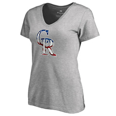 Charlie Blackmon Colorado Rockies Women's Banner Wave Name & Number V-Neck T-Shirt | MLB Near me