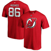 Jack Hughes New Jersey Devils Fanatics Authentic Stack Player Name & Number T-Shirt Discount