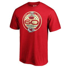 Kansas City Chiefs 60th Season Logo T-Shirt