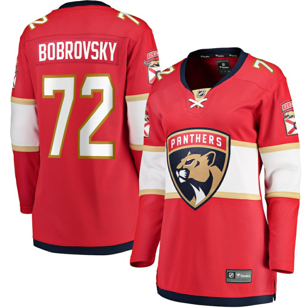 Sergei Bobrovsky Florida Panthers Fanatics Women's Home Breakaway Jersey On Sale