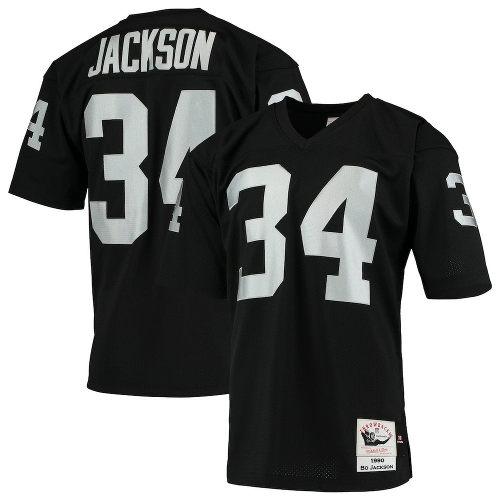 Las Vegas Raiders Mitchell & Ness Bo Jackson 1990 Authentic Throwback Retired Player Jersey