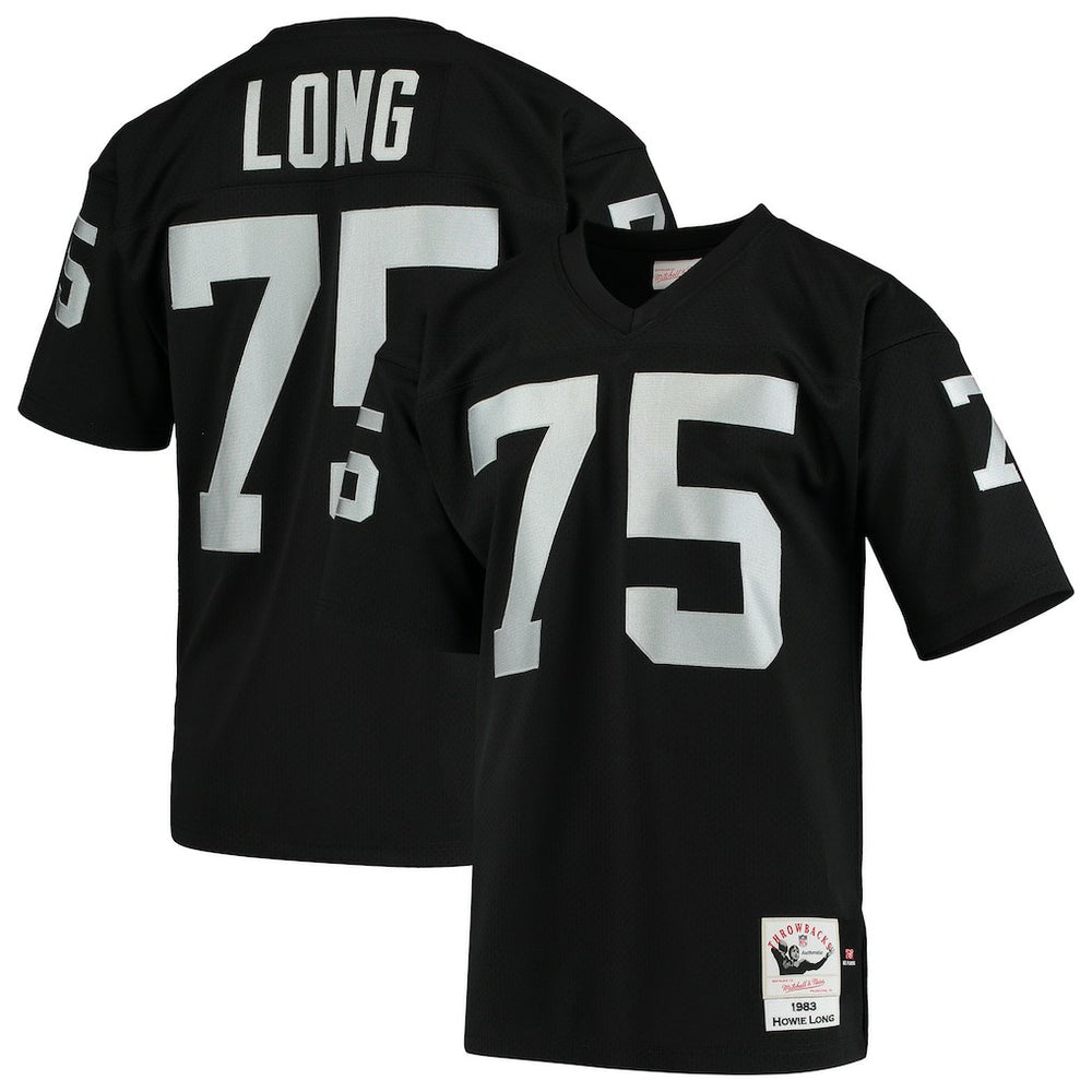 Las Vegas Raiders Mitchell & Ness Howie Long 1983 Authentic Throwback Retired Player Jersey