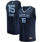 Brandon Clarke Memphis Grizzlies Fast Break Replica Jersey Navy On Sale