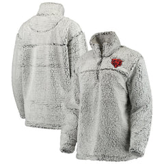 Chicago Bears Women's Sherpa Quarter-Zip Pullover Jacket