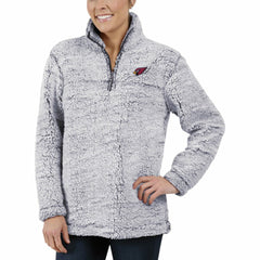 Arizona Cardinals G-III 4Her by Carl Banks Women's Sherpa Quarter-Zip Pullover Jacket