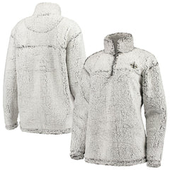 New Orleans Saints G-III 4Her by Carl Banks Women's Sherpa Quarter-Zip Pullover Jacket
