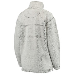 Green Bay Packers Women's Sherpa Quarter-Zip Pullover Jacket