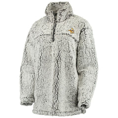Minnesota Vikings Women's Sherpa Quarter-Zip Pullover Jacket