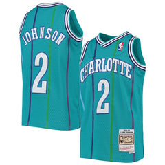 Larry Johnson Charlotte Hornets Youth 1992/93 Hardwood Classics Swingman Jersey Discount