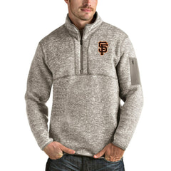 San Francisco Giants Antigua Fortune Quarter-Zip Pullover Jacket | MLB Discount