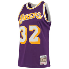 Magic Johnson Los Angeles Lakers 1984/85 Hardwood Classics Swingman Jersey Discount