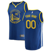 Golden State Warriors Youth 2019/20 Fast Break Custom Replica Jersey Royal sale On Sale