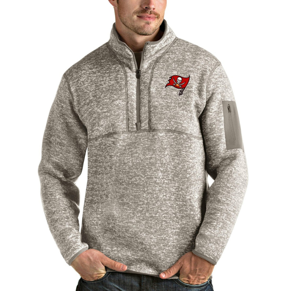 Tampa Bay Buccaneers Antigua Fortune Quarter-Zip Pullover Jacket