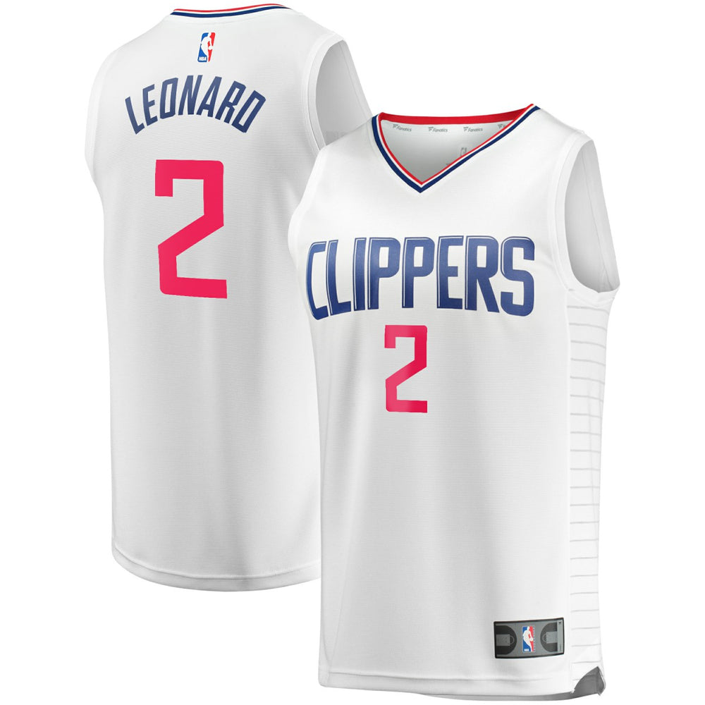 Kawhi Leonard LA Clippers Fast Break Replica Player Jersey Discount