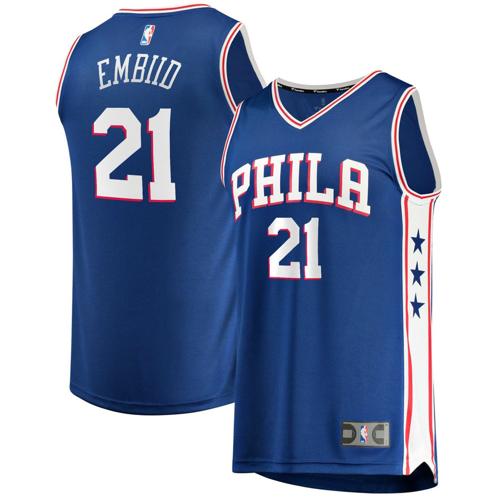 Joel Embiid Philadelphia 76ers Fast Break Replica Player Jersey Discount