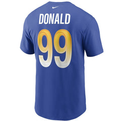 Los Angeles Rams Nike Aaron Donald Name & Number T-Shirt