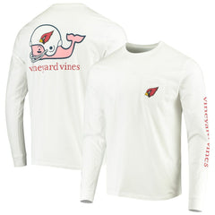 Arizona Cardinals Vineyard Vines Whale Helmet Long Sleeve T-Shirt