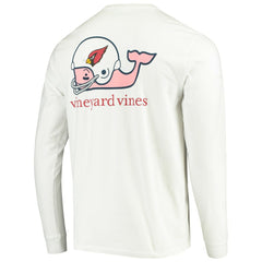 Arizona Cardinals Vineyard Vines Whale Helmet Long Sleeve T-Shirt