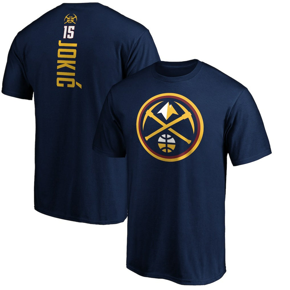 Nikola Jokic Denver Nuggets Playmaker Name & Number T-Shirt sale Discount