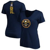 Nikola Jokic Denver Nuggets Women's Playmaker Name & Number V-Neck T-Shirt sale Discount