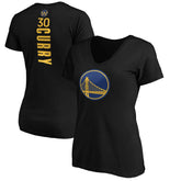 Stephen Curry Golden State Warriors Women's Playmaker Name & Number V-Neck T-Shirt sale Discount