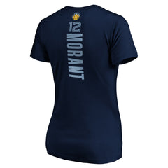 Ja Morant Memphis Grizzlies Women's Playmaker Name & Number V-Neck T-Shirt On Sale