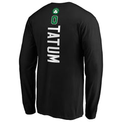 Jayson Tatum Boston Celtics Playmaker Name & Number Long Sleeve T-Shirt Online