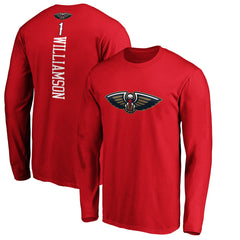 Zion Williamson New Orleans Pelicans Playmaker Name & Number Long Sleeve T-Shirt New
