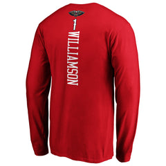 Zion Williamson New Orleans Pelicans Playmaker Name & Number Long Sleeve T-Shirt New