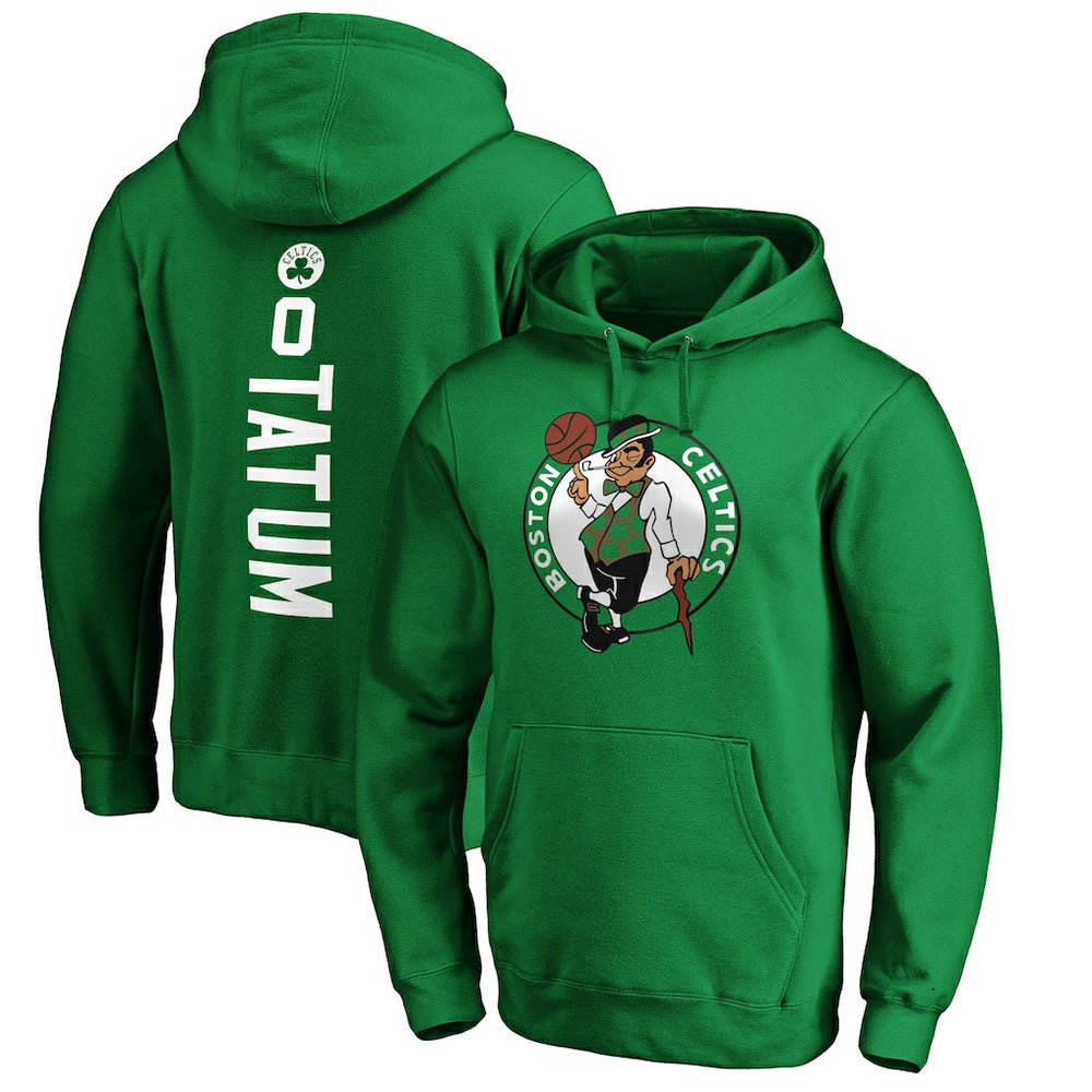 Jayson Tatum Boston Celtics Playmaker Name & Number Pullover Hoodie Online